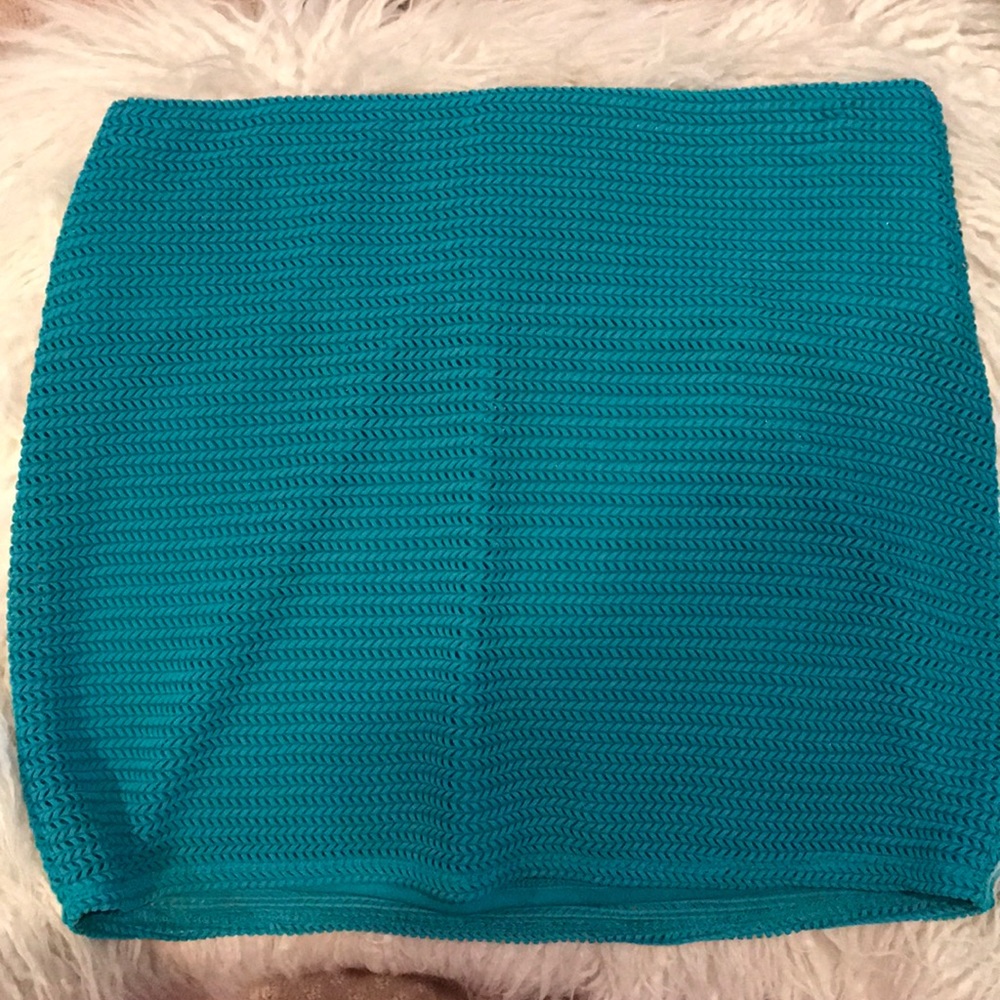 BCBG Blue Miniskirt